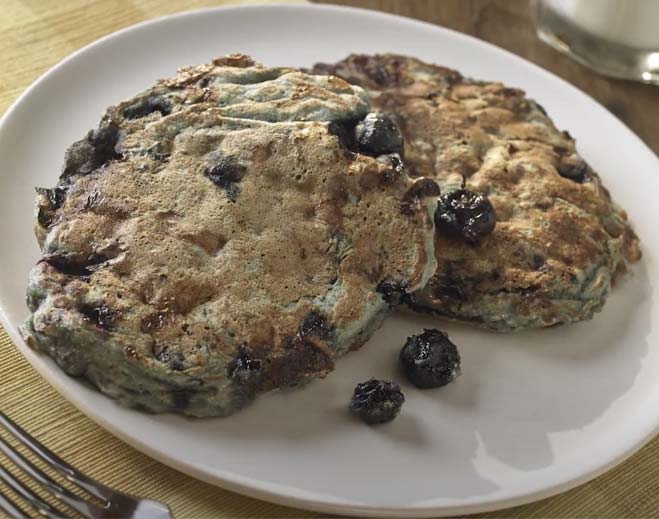 cottage cheese very blueberry pancakes